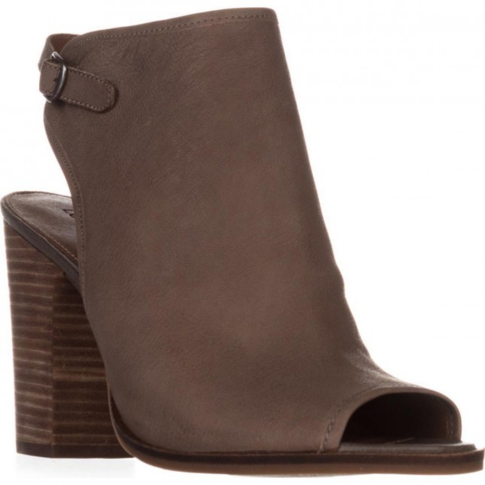 Lisza Peep Toe Open Heel Sandals

- Brindle